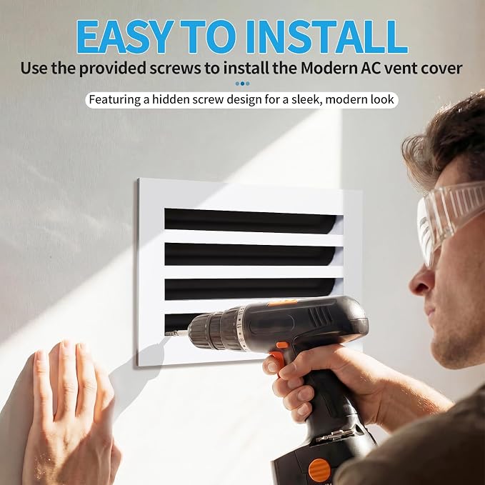 14x8 Modern AC Vent Cover, Decorative Air Vent Register Grille - Image 4