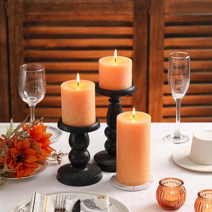 3x3 Inch Yellow Pillar Candles - Image 6