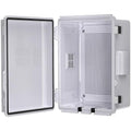 ABS Electrical Junction Box, Ventilated Design, Cable Grommets, IP65 Waterproof by ANIMACYN