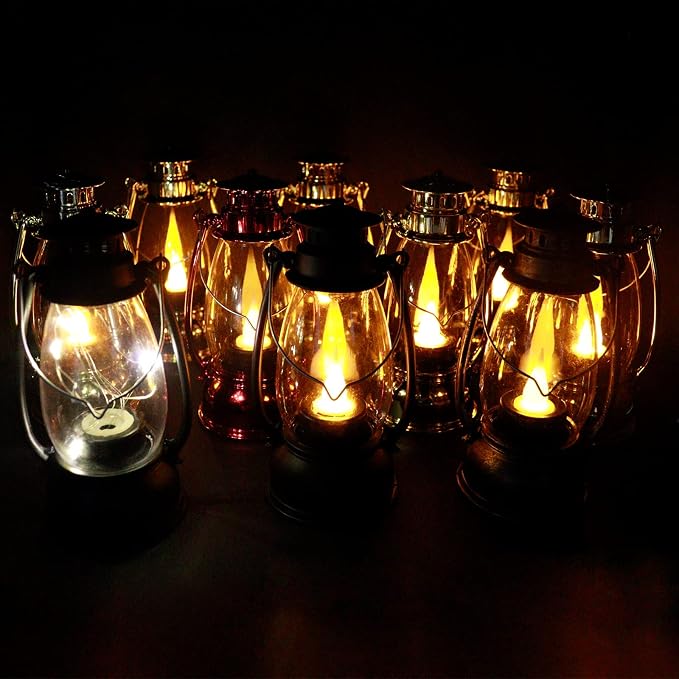 5.1 inch Mini Lanterns 6-Pcs LED Candle Small Lanterns Decorative Indoor - Image 4