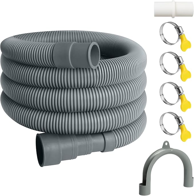 4.9FT Washing Machine Drain Hose Extension Kit by SDLDEER