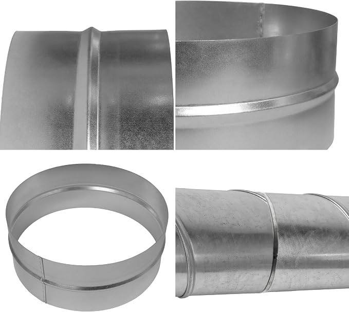 8 Inch Duct Connector for HVAC Ducting, Dryer Vent Hose - Image 7