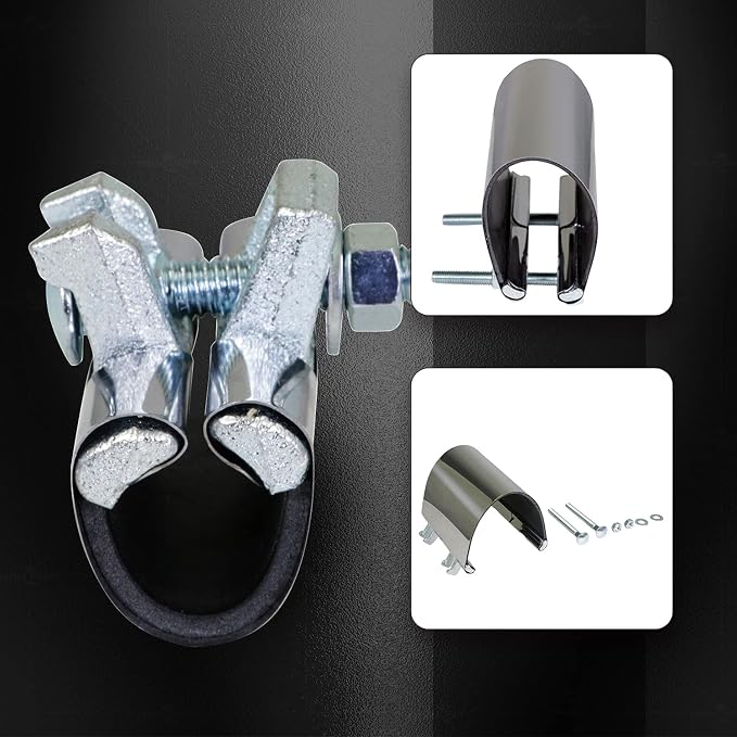 HIGHCRAFT 60300TTSD-5, Single Pipe Repair Clamp 3'', Double Bolt, 6” Long - Image 2