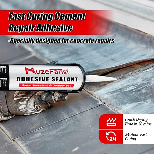 Concrete Crack Filler and Sealant Self-Leveling, Fast Curing Cement Crack - Image 4