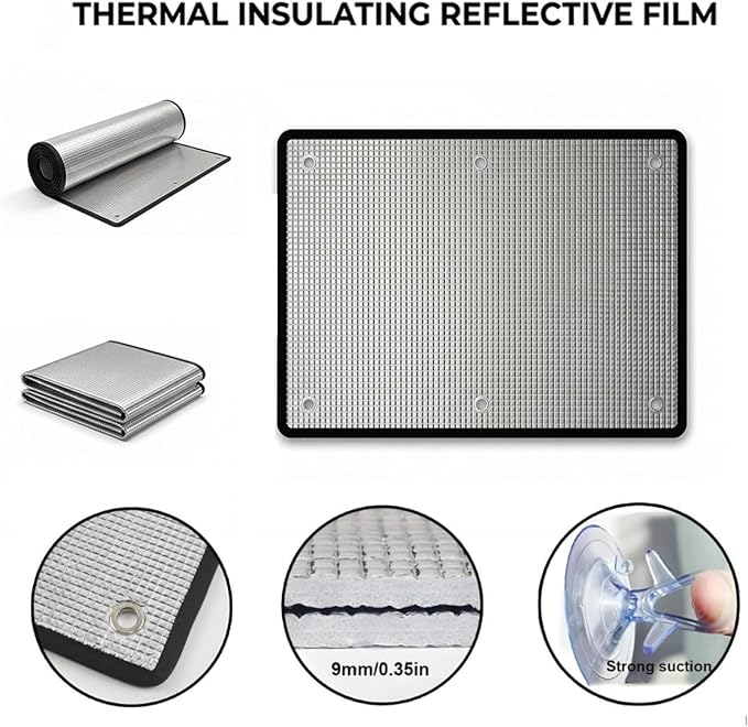 Reflective Window Film Insulation Roll, Aluminum Foil Bubble Insulation Sheet - Image 6