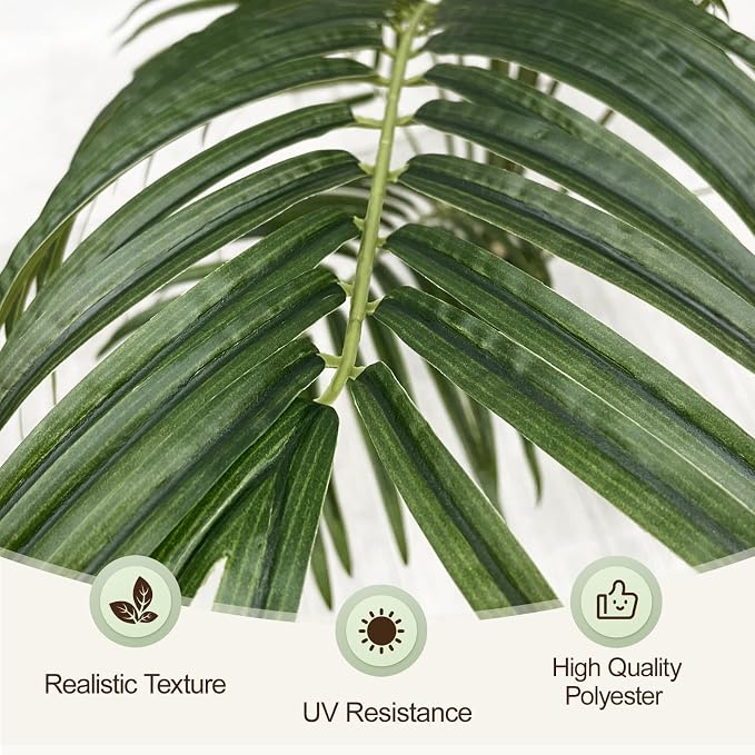 5ft Artificial Palm Tree Indoor Plant Tall Fake Tropical Paradise Palm Tree in - Image 6
