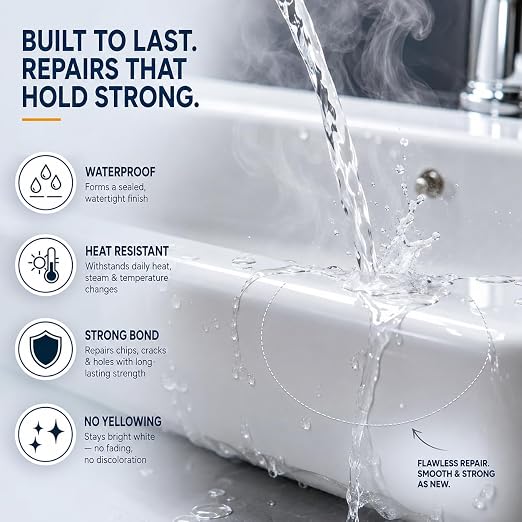 6-Color Tile Repair Kit for Porcelain Sink: DIY Fix - Image 5