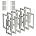 12PCS 1/4 Inch Single Gang Outlet Box Extender by XGGYA