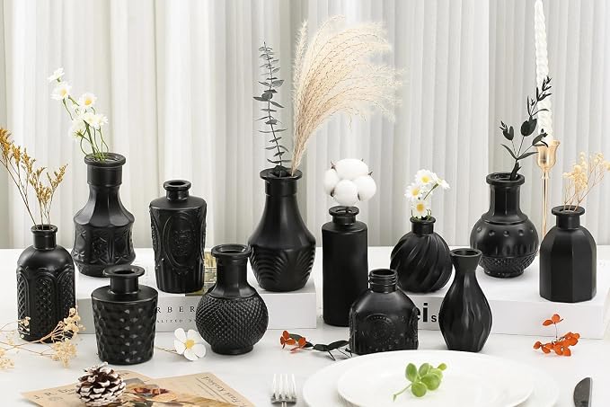 Mini Bud Vases As Wedding Centerpieces - Image 5