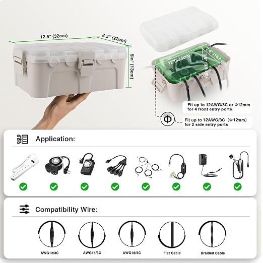 Large Outdoor Electrical Box - Image 3