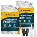 Self-Leveling Concrete Crack Sealant, Fast-Dry Waterproof Cement Filler by AutoselHomeSolutions