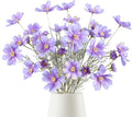 6PCS Daisy Flowers Artificial 24'' Purple Silk Flowers Fake Wildflowers Cosmos by Fqueelvys