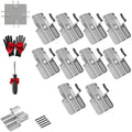 Drywall Repair Clips for 1/2 & 5/8 Inch Panels, Heavy Duty Stainless Steel by Unknown