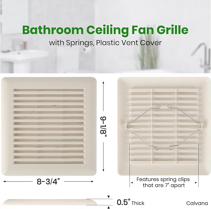 Calvana C350GN Bathroom Fan Cover - Image 2