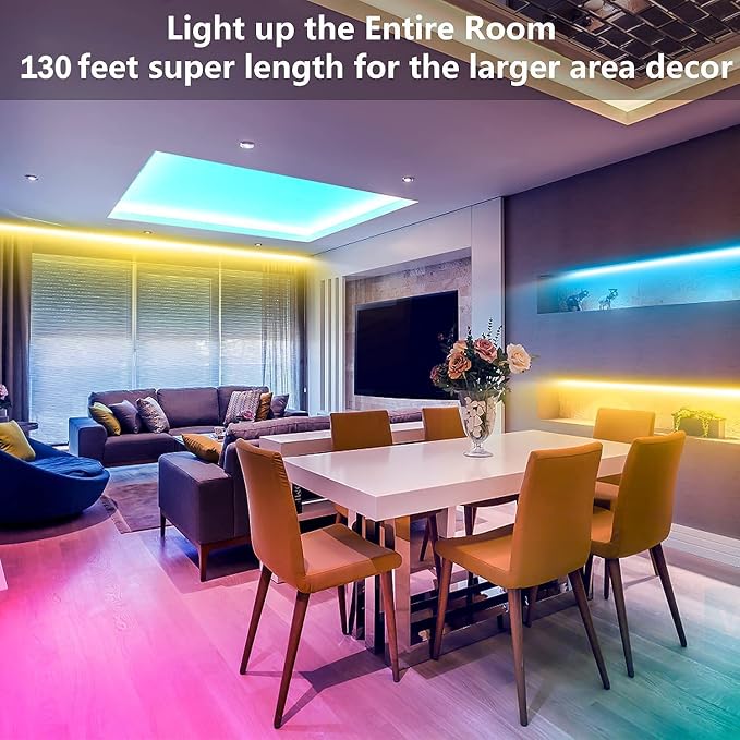 Tenmiro Led Strip Lights 130ft Smart Light Strips - Image 6