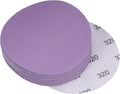 uxcell 15Pcs 4-Inch Purple Sanding Discs 320 Grits Hook and Loop Professional by uxcell