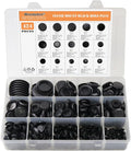 424pcs Flush Mount Black Plastic Hole Plug Assortment by Woodzdon