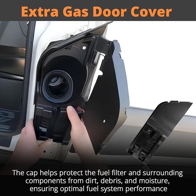 3 in 1 Gas Door Replacement Assembly Fuel Filler Door Housing Pocket Hinge - Image 5