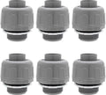 6Pcs 1 Inch NPT Liquid Tight Connector | Nonmetallic Straight, Electrical by Moicstiy
