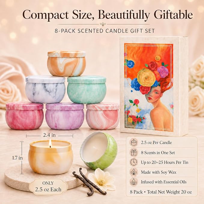 Candles, Scented Candles Gift Set - Image 6
