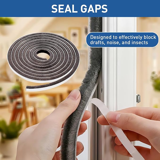 Self-Adhesive Soundproofing Weather Stripping - Image 2