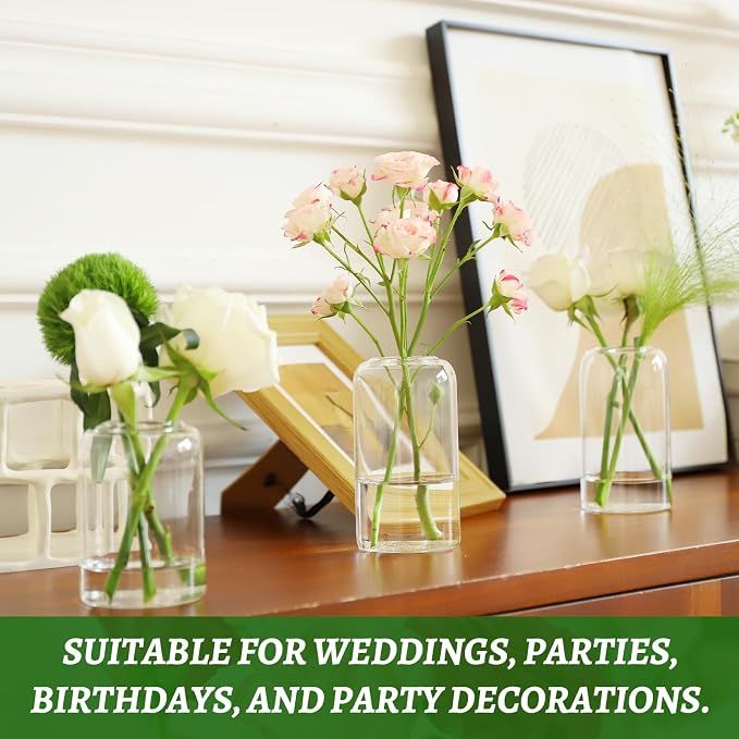 Glass Bud Vases Set of 24, Small Vases - Image 5