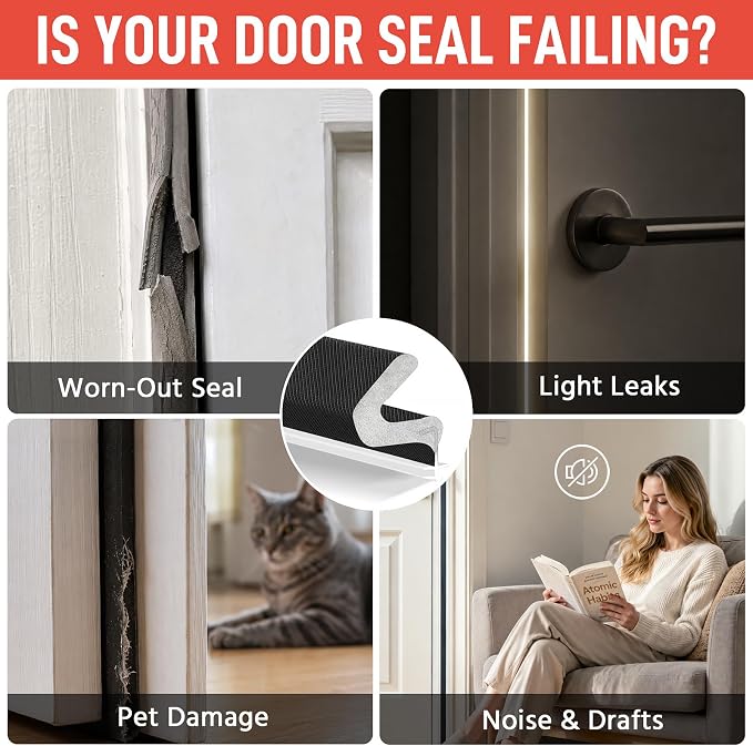 Litaibai 60 ft Kerf Weather Stripping Door Seal - Image 5