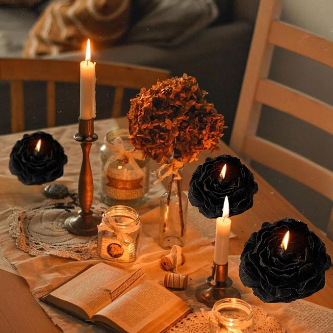 Peony Flower Shape Candle, Soy Wax Scented Decor - Image 4