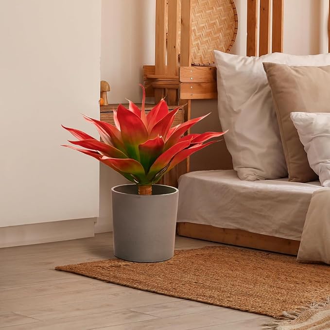 Velener Fall Fake Agave Artificial Plant, Unpotted Faux Agave Stems Plant - Image 9