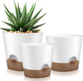 YNNICO Indoor Outdoor Plant Pots- Self Watering Planters by AFamilyofGardenLovers