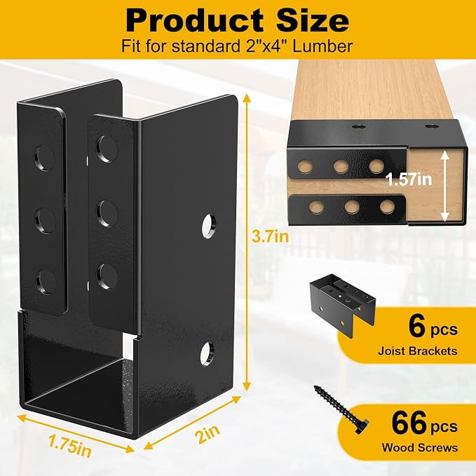 Concealed Joist Hanger 6 Pack - Image 3