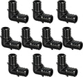 10pcs 3/4" Poly PPSU Barb Crimp PEX Elbow Fitting, No Lead | by Unknown