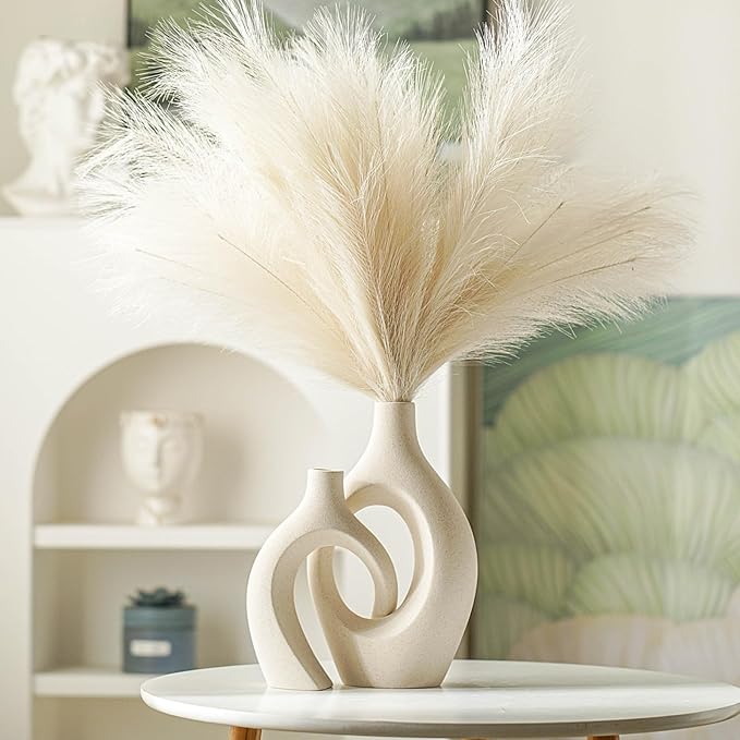 Lvases Snuggle Hollow Ceramic Vase Set of 2 - Image 3