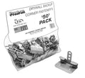Prest-On 1/2" Corner-Back® Drywall Fastener Clip 50 Pack Stud Saver by Unknown