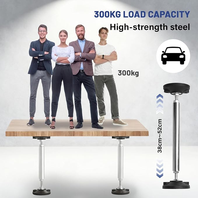 Qivine 2Pcs Telescopic Support Pole, Adjustable 11'' - Image 5