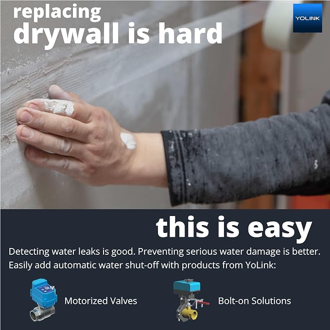 YoLink LoRa Smart Water Leak Protection System, Including 1/2" Commercial Grade - Image 7