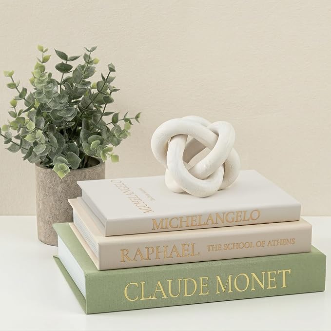 Sage Green Faux Book Box Set of 3 by DesigntheQuietwithFveuc