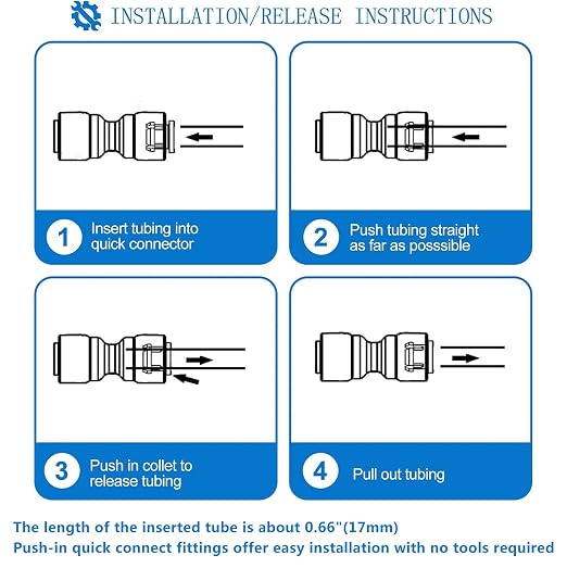 Ice Maker Water Line Kit - 25FT Water Line&Quick Fittings - Image 3