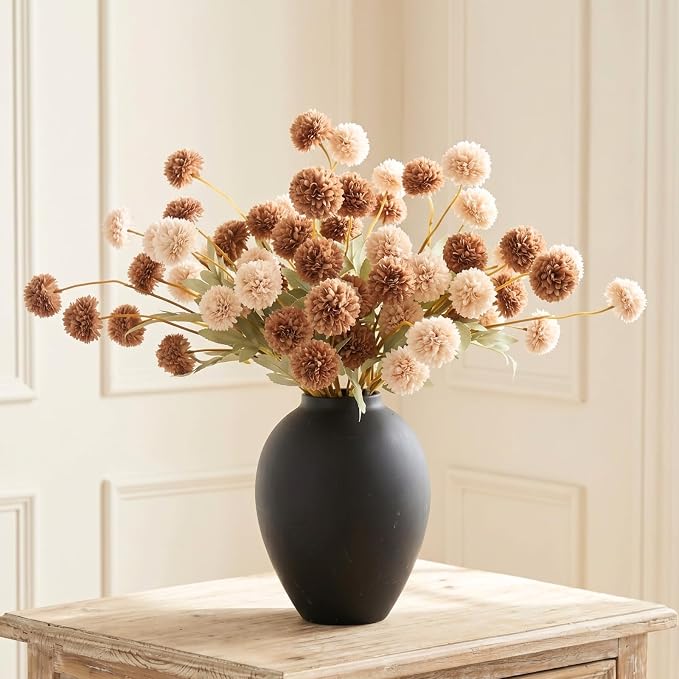 RyddeligHome 12 Stems Fake Mum Flowers by RyddeligHome-AestheticHomeDecor