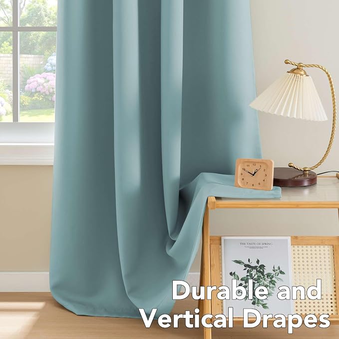 H.VERSAILTEX Premium Blackout Thermal Insulated Room Darkening Curtains - Image 8