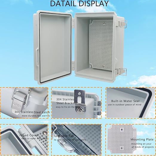 Waterproof Junction Box, ABS Plastic Electrical Box - Image 3