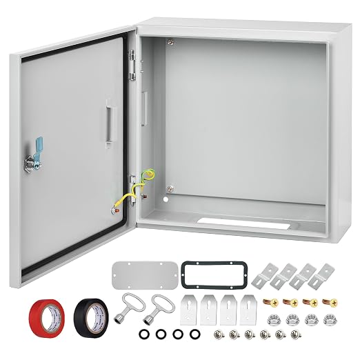 Steel Electrical Junction Box, Outdoor & Indoor Universal Project Box by AUFUNIU