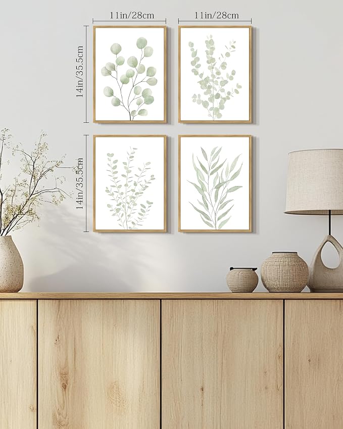 Drsoum Botanical Plant Framed Wall Art Boho Wall Decor - Image 2
