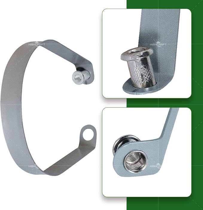 Highcraft ITSO-FQ08 Swivel Loop Pipe Hanger, Epoxy Coated Steel, 8 in. - Image 2