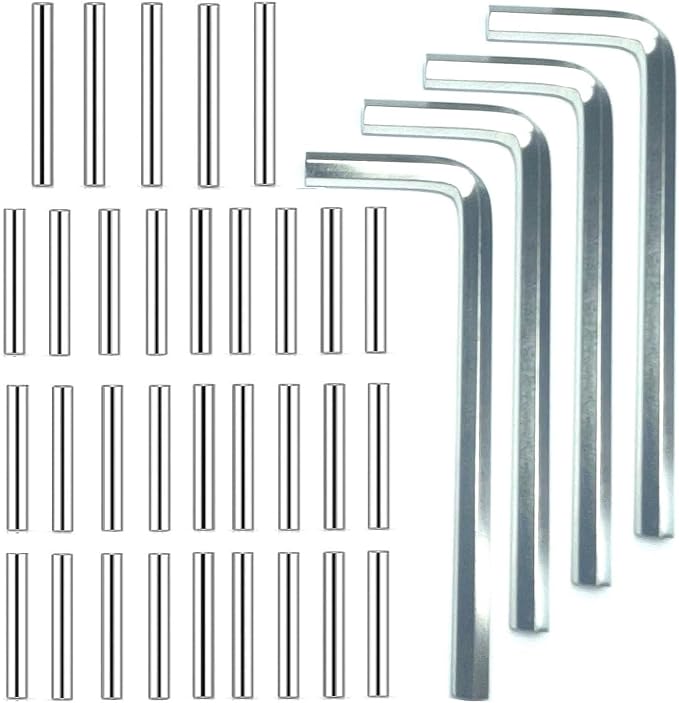 Spring Hinge Tension Pin Replacement Kit.42pcs Stainless Steel Shelf Pins and - Image 5