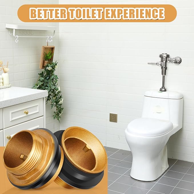 Zonon 1 Pcs 1-1/2 Inch 100% Brass Closet Spud Urinal Spud Flush Valve Parts - Image 4