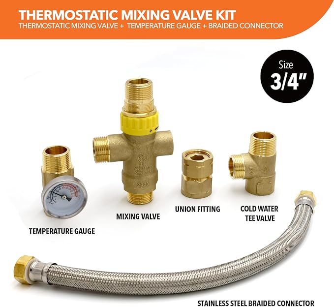 Water Heater Thermostatic Mixing Valve - Image 2