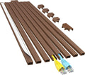 Yecaye Cord Hider, 113in One-Cord Cable Raceways, W0.59in H0.4in, Easy Install by Yecaye