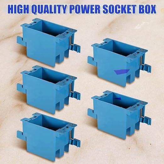 42 Pack 1-Gang Old Work Retrofit Electrical Box, 14 Cu. in. PVC Junction Box - Image 6