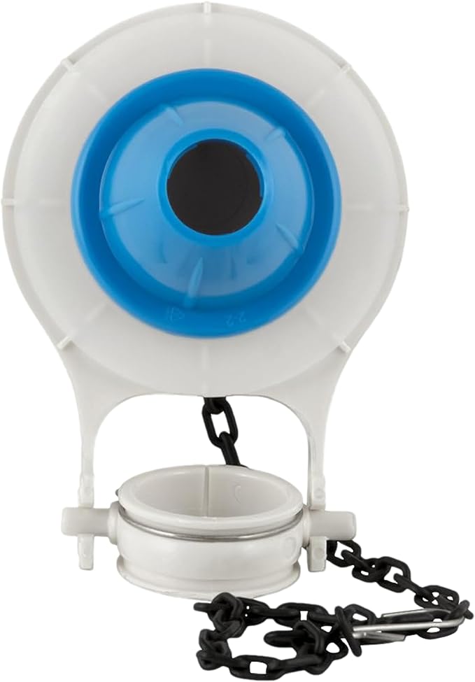 PlumbCraft 2-in. White and Blue Flapper Tank Ball by PlumbCraft